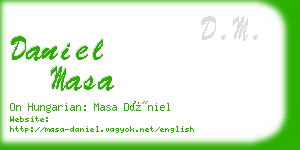 daniel masa business card